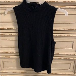 Abercrombie and Fitch black ribbed top